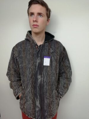 Vest gevoerd stonewash