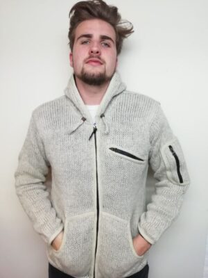 Vest wol capouchon A